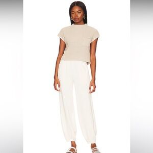 Free People Freya Set Sz Small oatmeal/ bone
